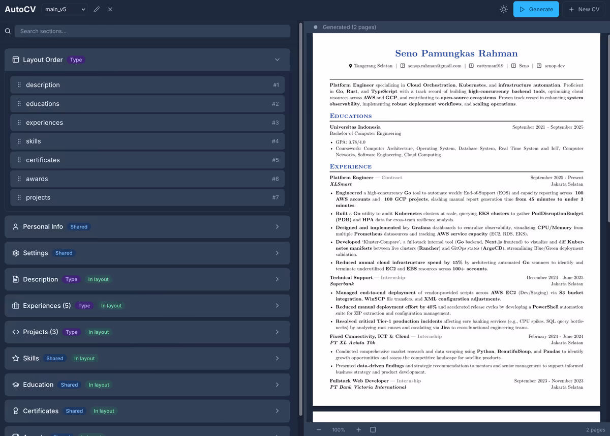 Main viewer displaying slide 1